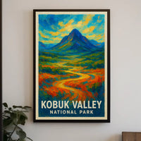Kobuk Valley National Park Poster Wall Art Alaska Landscape