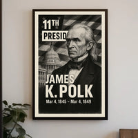 James K. Polk 11th President Poster
