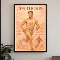 Celebrating Jim Thorpe A Legendary Athlete Poster