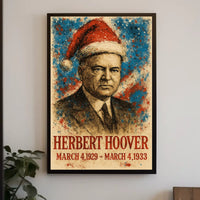 Herbert Hoover 31st President of the United States Christmas SeriesPoster