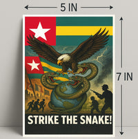 Strike the Snake! Poster PosterGoat
