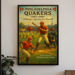 Philadelphia Quakers Celebrating A Poster