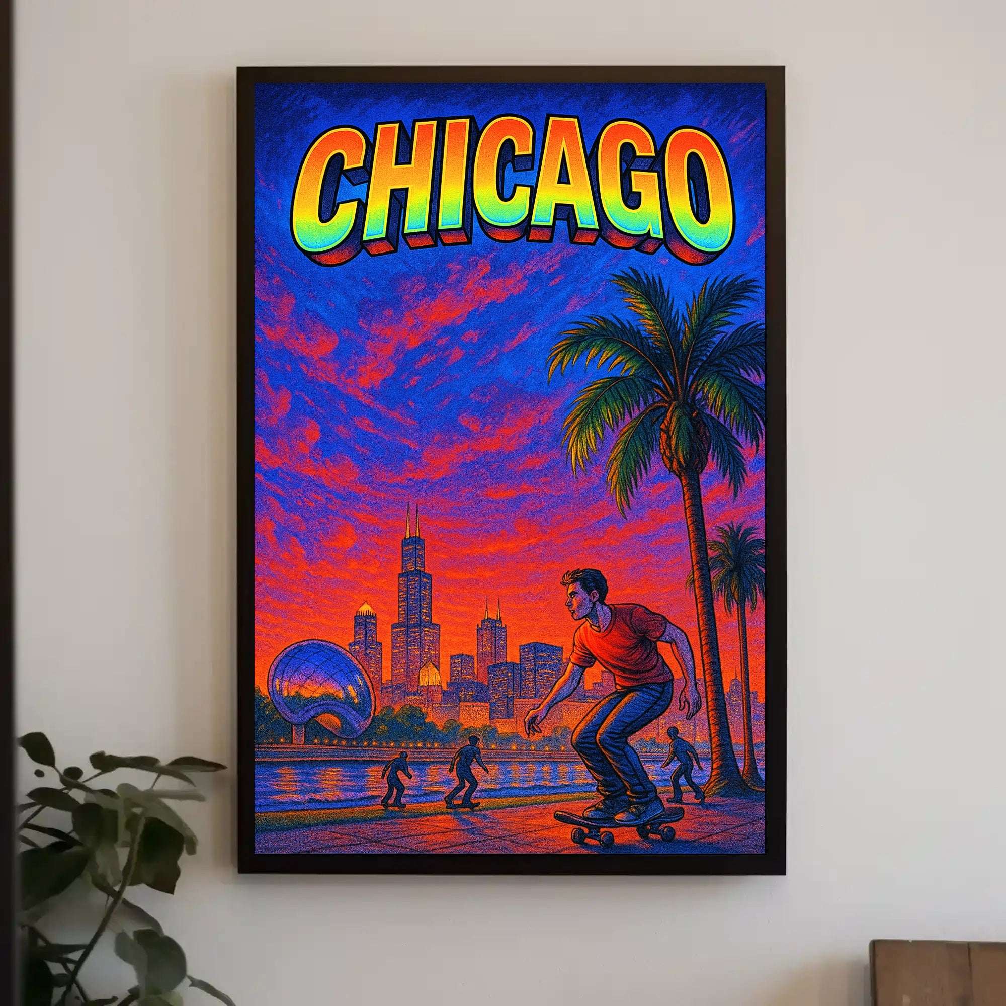 Chicago Vibes Poster PosterGoat