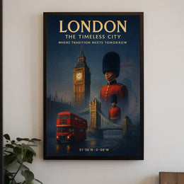 London The Timeless City Poster