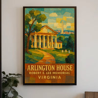 Arlington House Robert E. Lee Memorial Poster