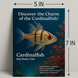 Discover the Charm of the Cardinalfish Poster PosterGoat