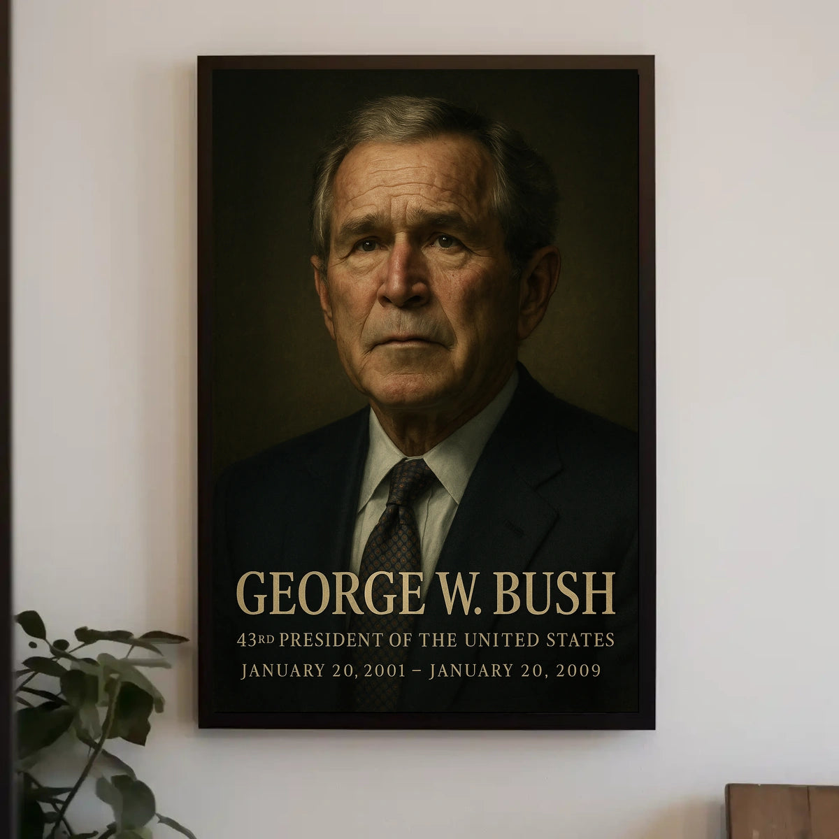 George W Bush 43Rd President Poster Wall Art 18x24