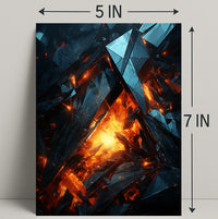 Crystalline Inferno Poster
