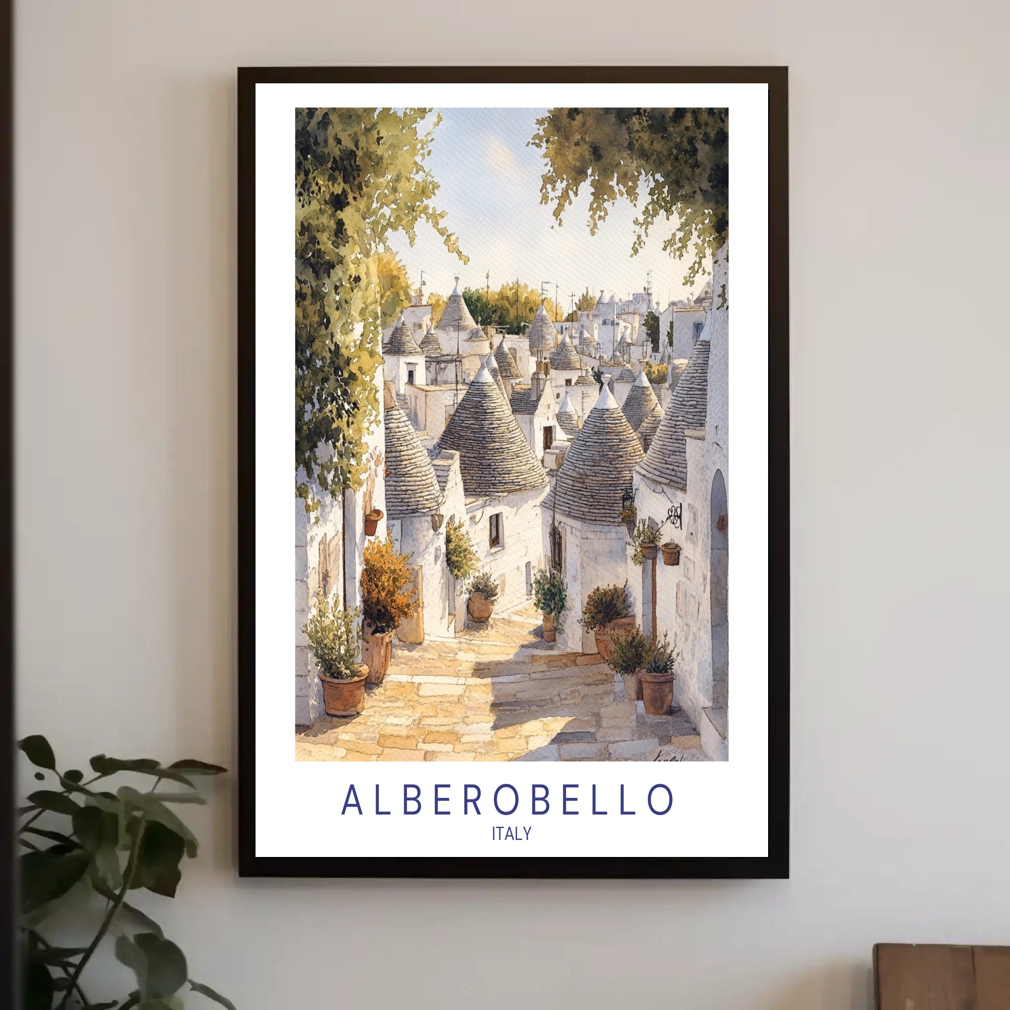 Alberobello Charm Poster PosterGoat