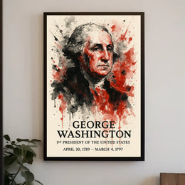 George Washington 1St President Poster