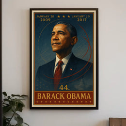 Barack Obama Presidential Era Historical or Presidential Poster
