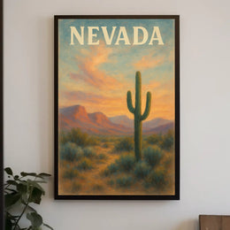 Nevada Sunset Poster