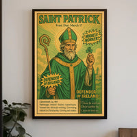 Saint Patrick – Defender of Ireland Poster PosterGoat