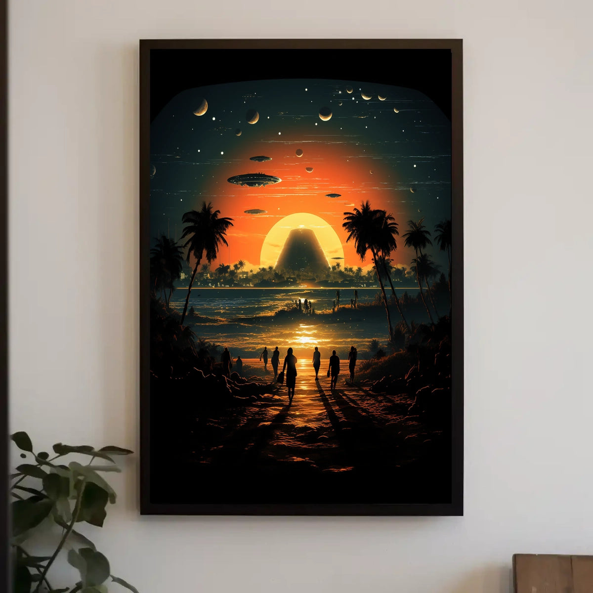 Cosmic Sunset Poster
