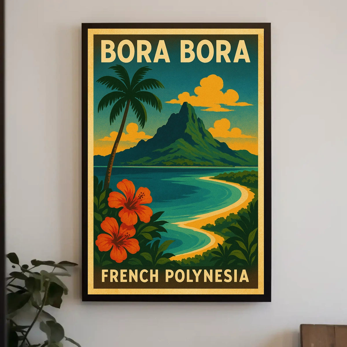 Bora Bora Tropical Paradise Poster