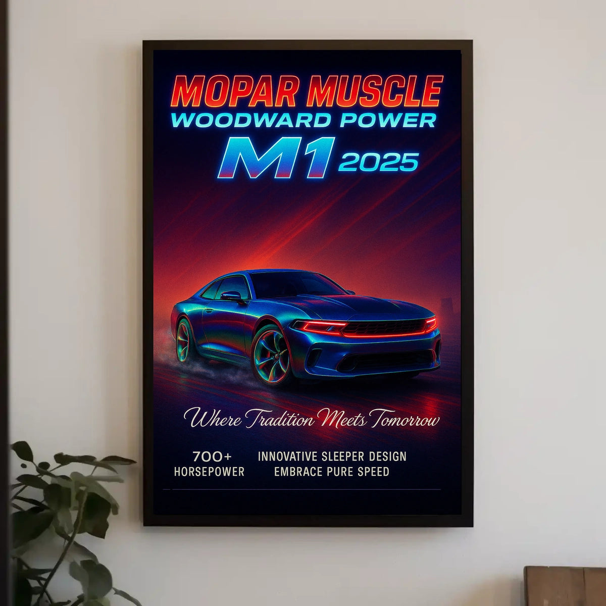 Mopar Muscle Woodward Power Poster