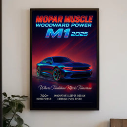 Mopar Muscle Woodward Power Poster