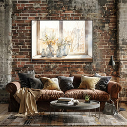 Tranquil Window Still Life Poster