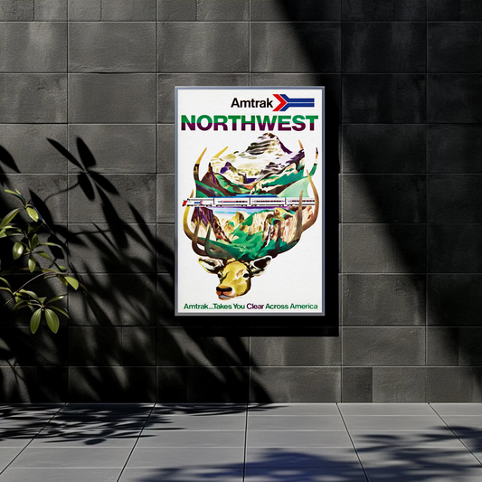 Amtrak Northwest Travel Poster