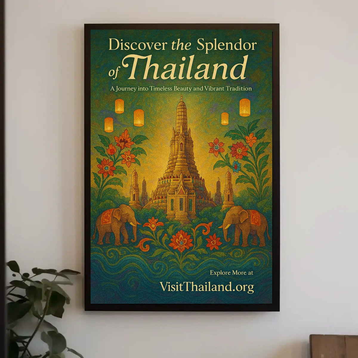 Discover the Splendor of Thailand Poster