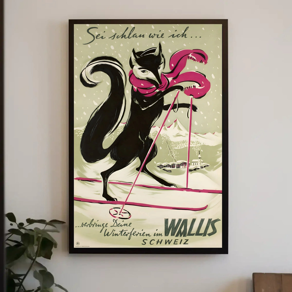 Winter Adventures In Wallis, Switzerland Poster