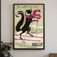 Winter Adventures In Wallis, Switzerland Poster