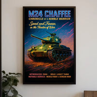 M24 Chaffee Chronicle of a Nimble Warrior Poster PosterGoat