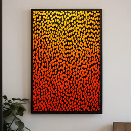 Vibrant Dots Abstract Poster Wall Art Print