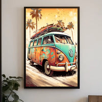 Vintage Surf Adventure Poster