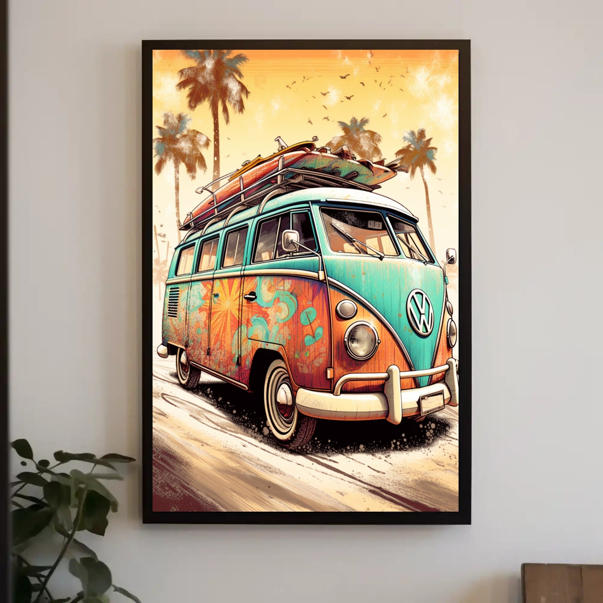 Vintage Surf Adventure Poster