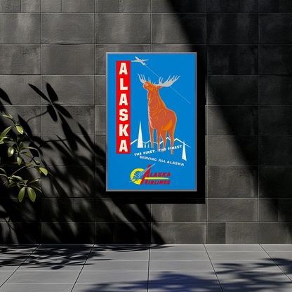 Alaska Airlines Travel Poster