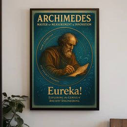 Archimedes Master Of Measurement Poster