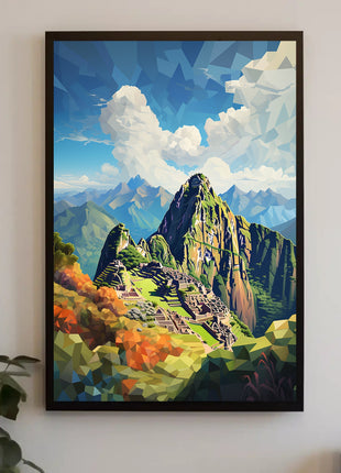 Machu Picchu Adventure Travel Poster