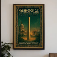 Washington, D.C. Seat of Power and History Poster PosterGoat
