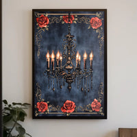 Chandelier Elegance Poster