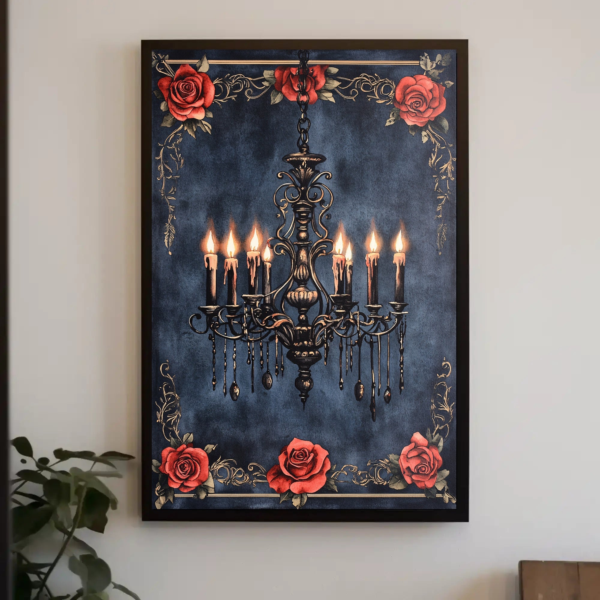 Chandelier Elegance Poster