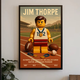 Celebrating Jim Thorpe A Legendary Athlete Jim Thorpe Poster