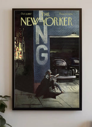 Mid-Century Urban Style Historical or Presidential Poster