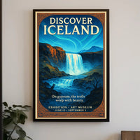 Discover Iceland Exhibition Poster