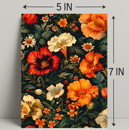 Vibrant Floral Symphony William Morris Art Poster