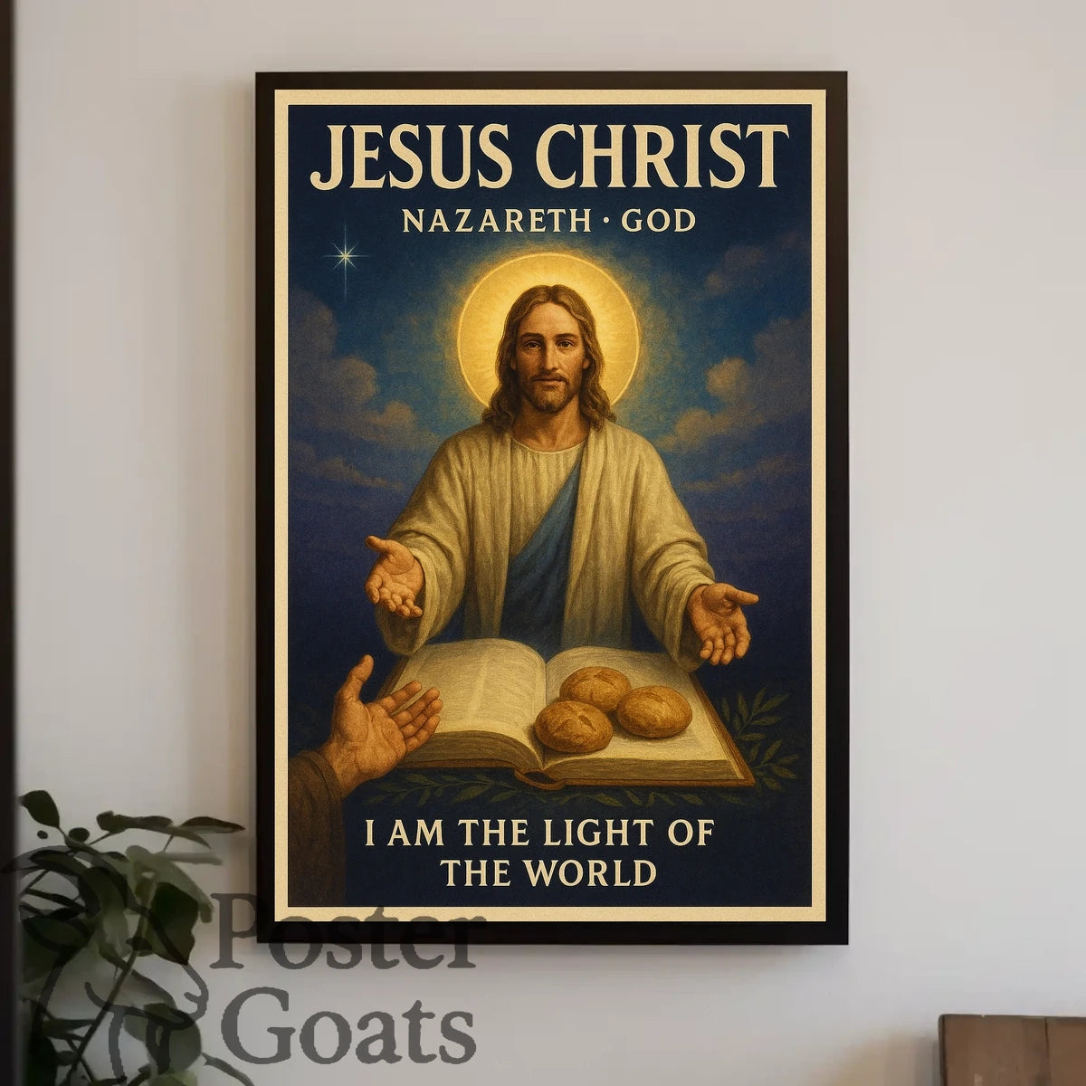 Jesus Christ Spirituality Poster for Inspirational Settings