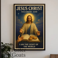 Jesus Christ Spirituality Poster for Inspirational Settings