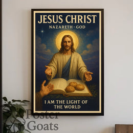 Jesus Christ Spirituality Poster for Inspirational Settings