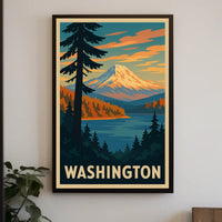 Washington Landscape Poster