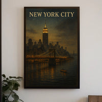 New York City Skyline Poster