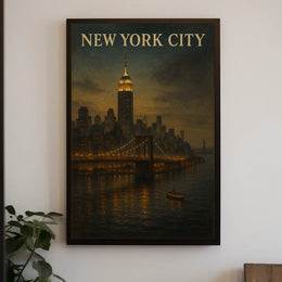 New York City Skyline Poster