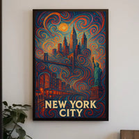 New York City A Vibrant Metropolis Poster