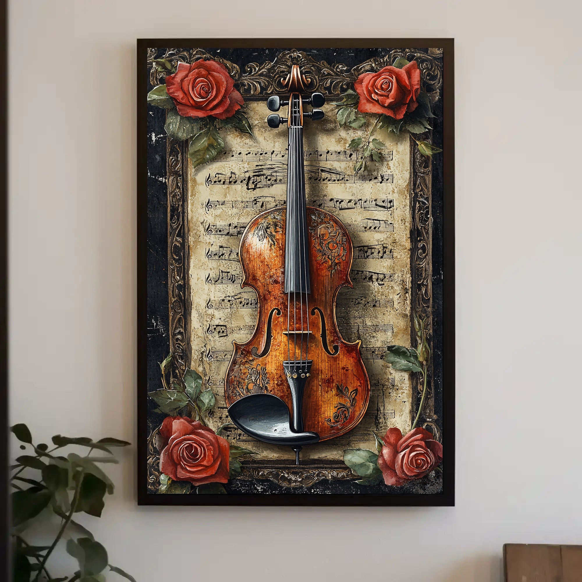 Harmony And Roses Poster