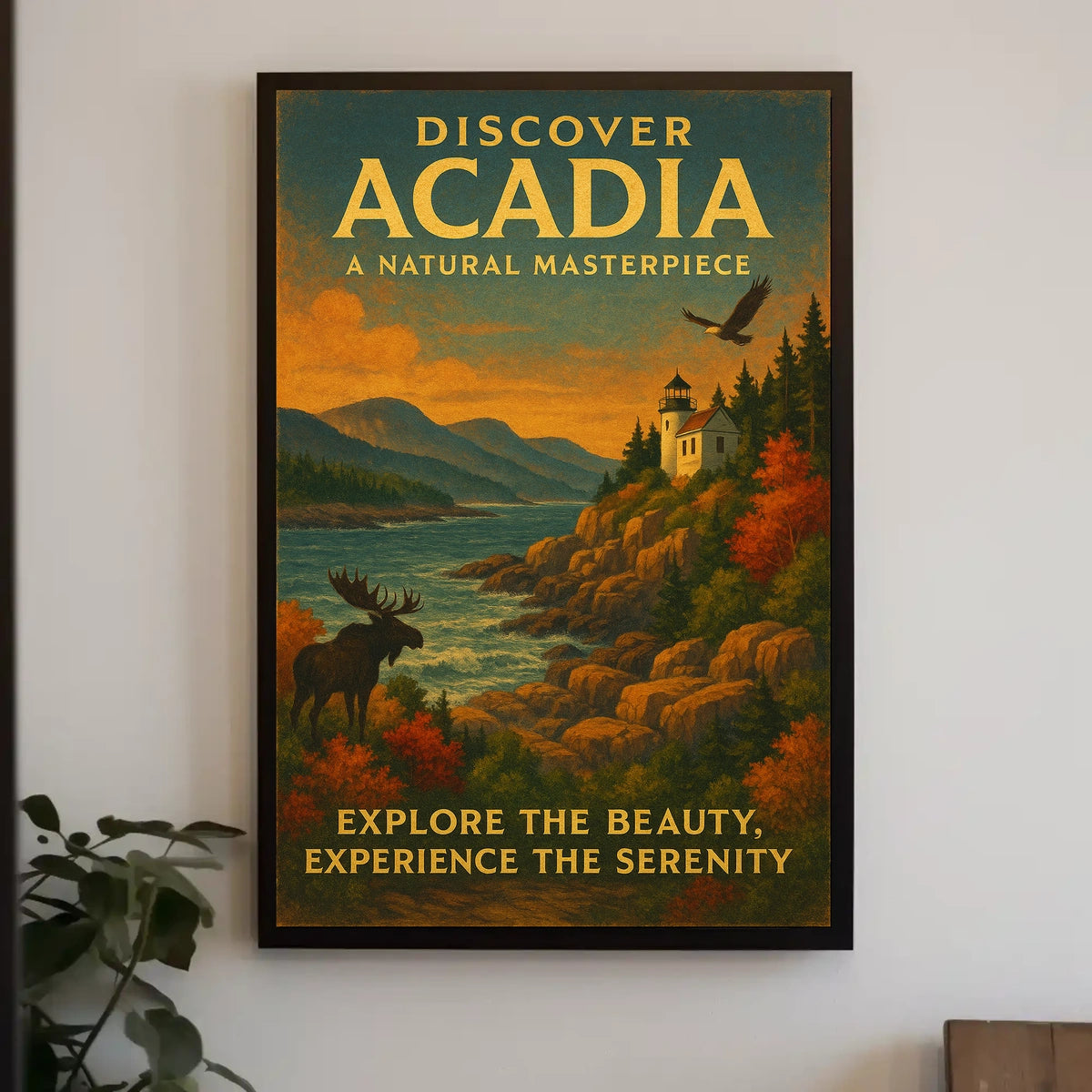 Discover Acadia A Natural Masterpiece Poster