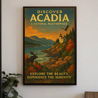 Discover Acadia A Natural Masterpiece Poster